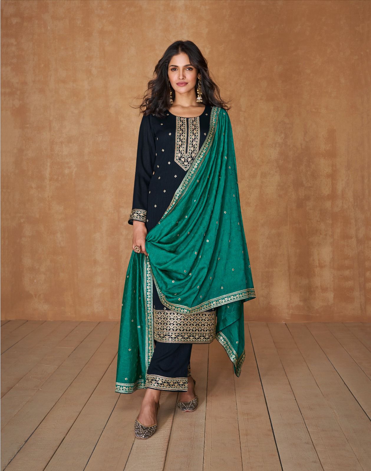 Ameena Aashirwad Creation Silk Readymade Suits