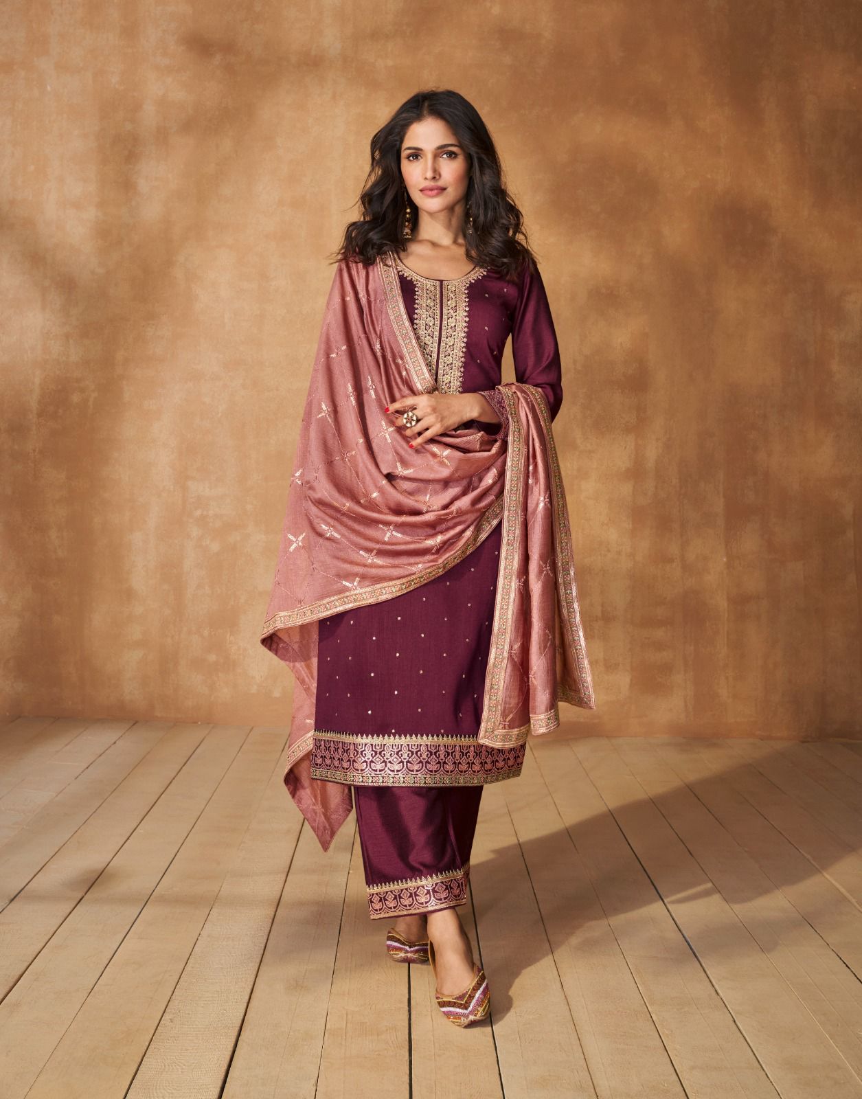 Ameena Aashirwad Creation Silk Readymade Suits