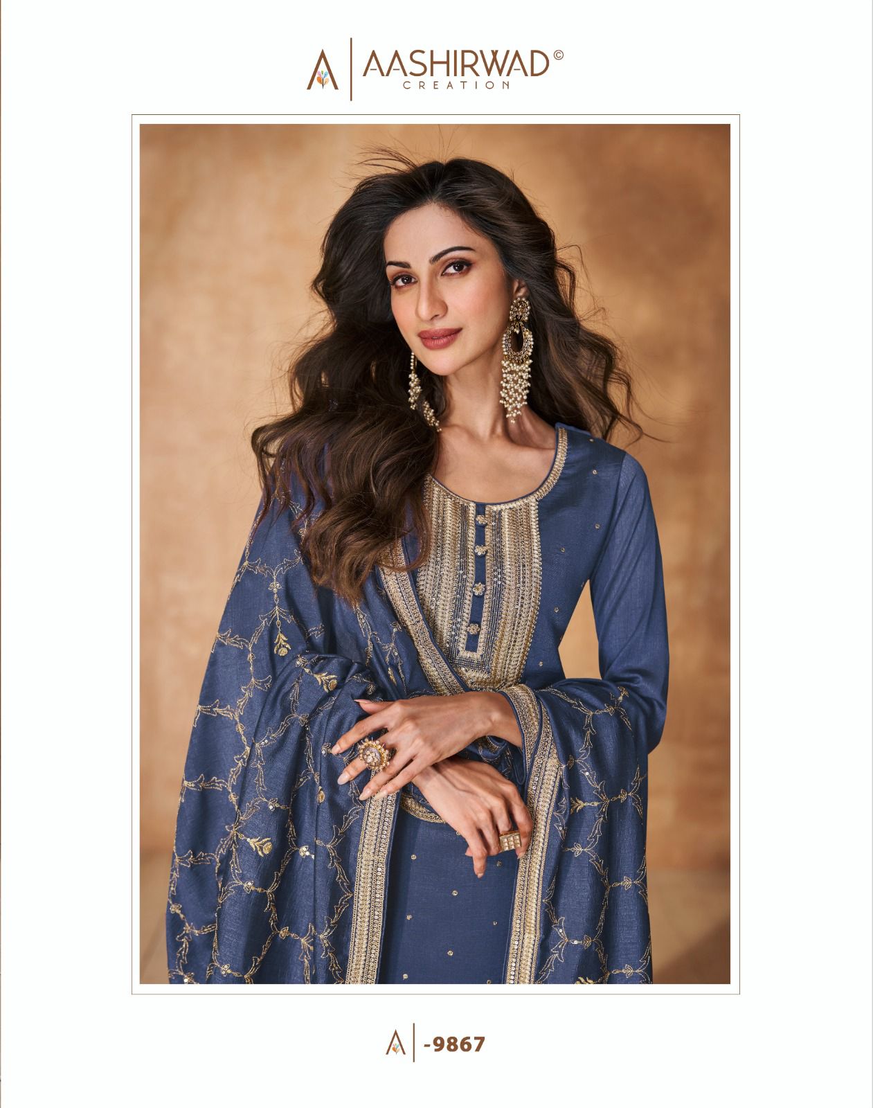Ameena Aashirwad Creation Silk Readymade Suits