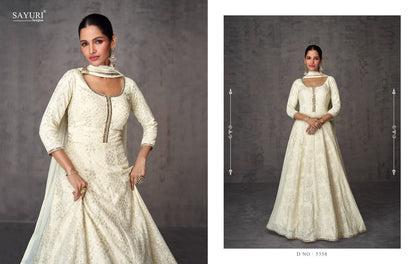 Ameena Sayuri Georgette Gown Dupatta Set