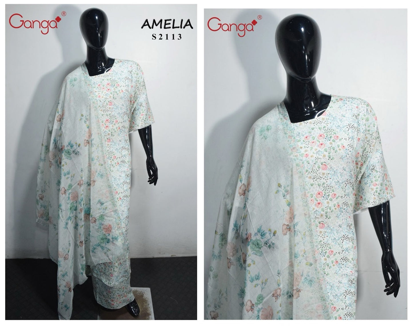 Amelia 2113 Ganga Premium Plazzo Style Suits