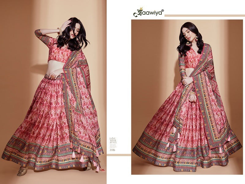 Amora Vol 1 Aawiya Chinon Lehenga Choli