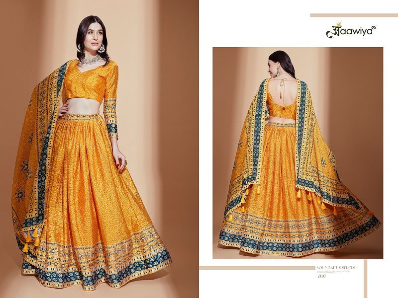 Amora Vol 1 Aawiya Chinon Lehenga Choli