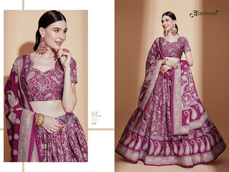 Amora Vol 1 Aawiya Chinon Lehenga Choli