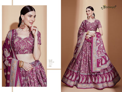 Amora Vol 1 Aawiya Chinon Lehenga Choli