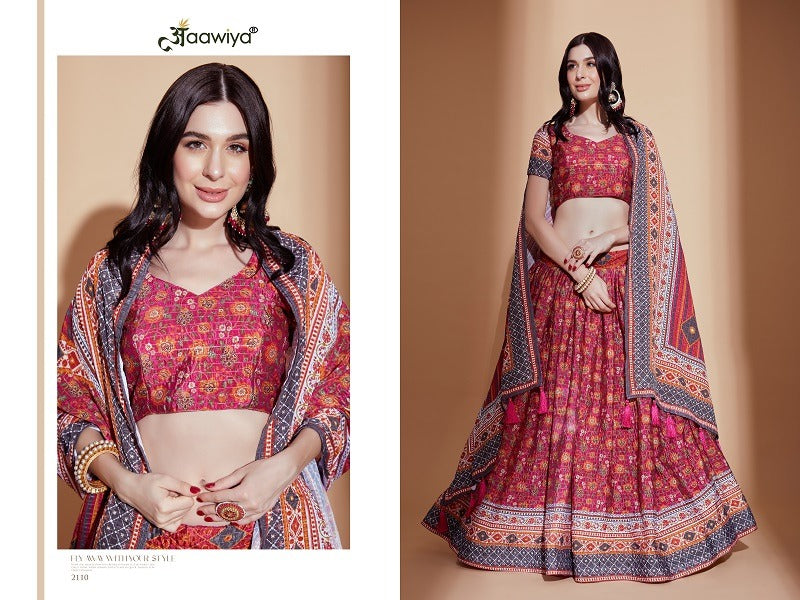 Amora Vol 1 Aawiya Chinon Lehenga Choli