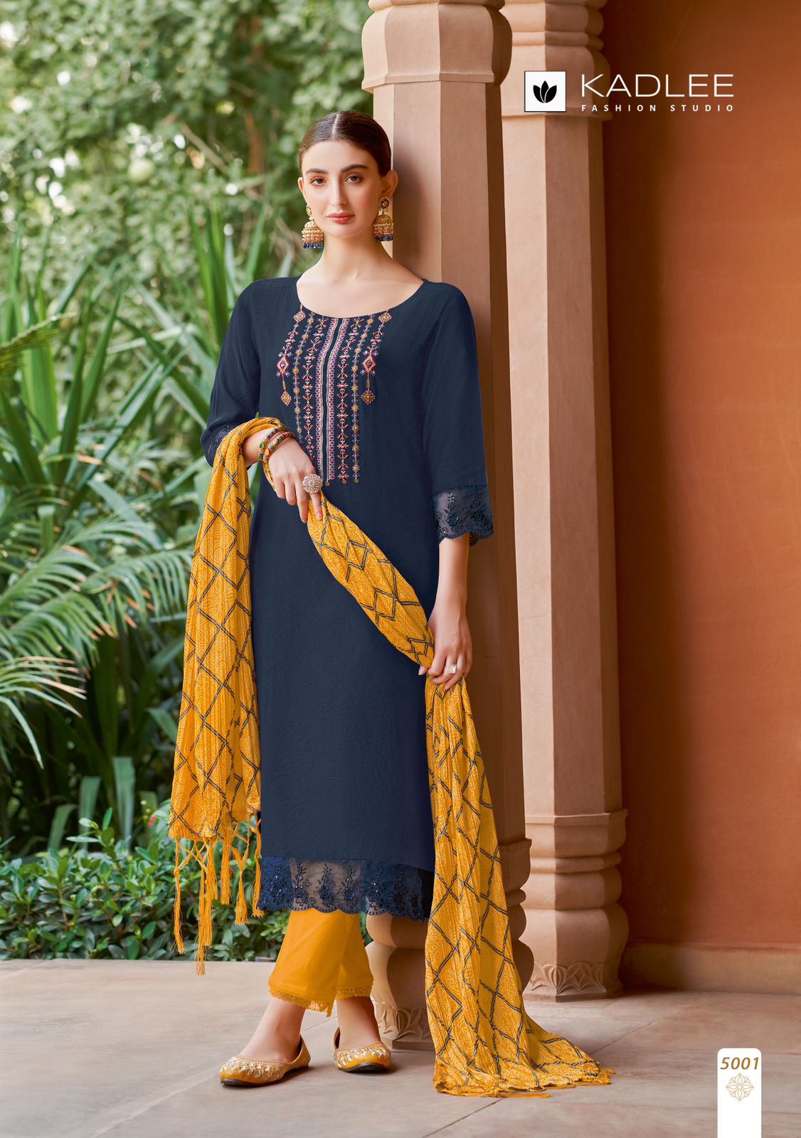 Amruta Kadlee Viscose Weaving Readymade Pant Style Suits