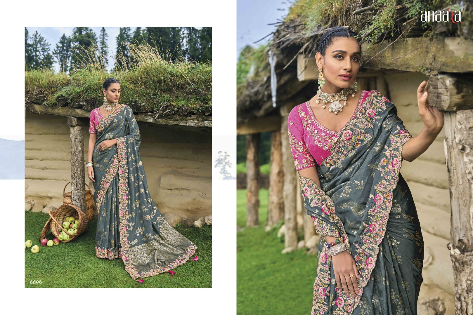 Anaara-6601 To 6609 Tathastu Dola Silk Sarees