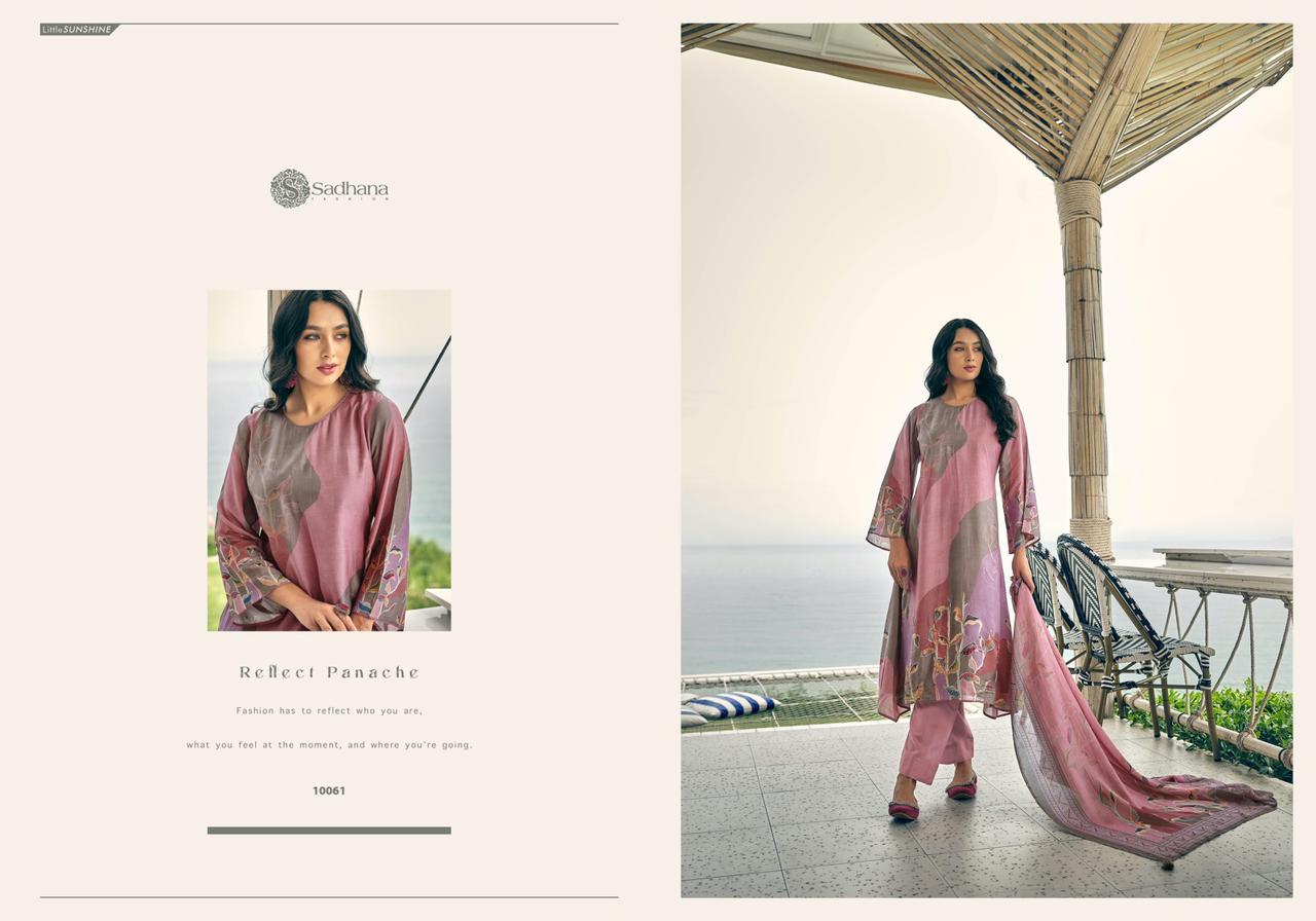 Anahat Sadhana Muslin Silk Pant Style Suits