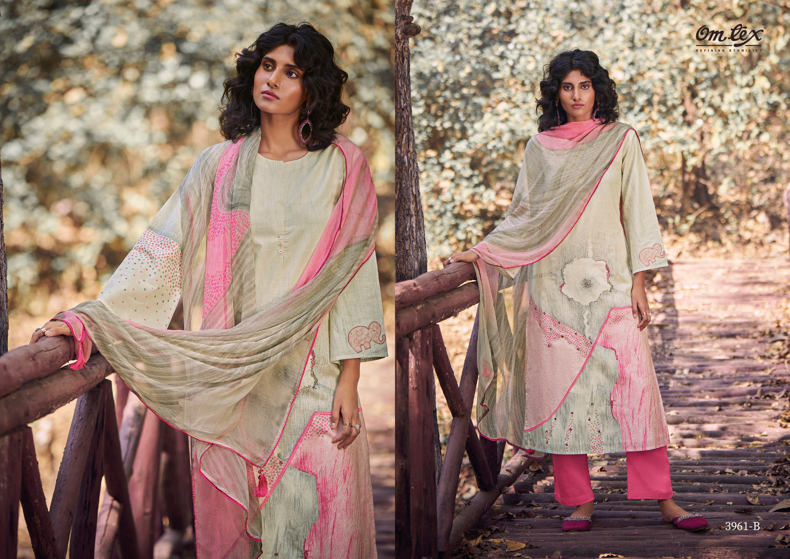 Anahi Omtex Lawn Cotton Plazzo Style Suits