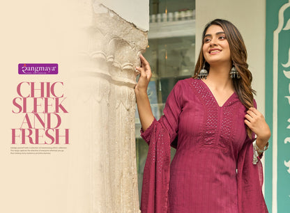 Ananta Rangmaya Imported Readymade Pant Style Suits