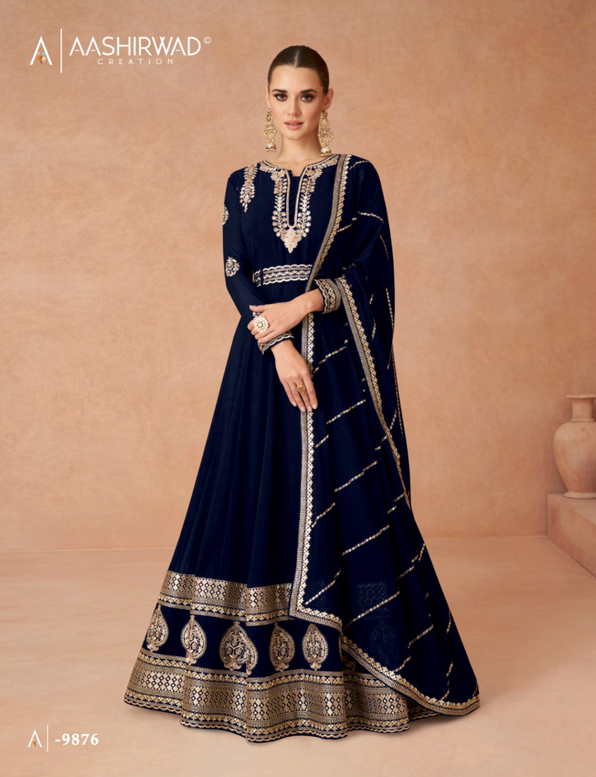 Aashirwad Creation Anika 8571-8574 Series Readymade Dresses In Wholesale  Price In Surat - Sai Dresses