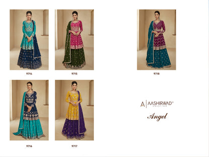 Angel Aashirwad Creation Georgette Readymade Suits