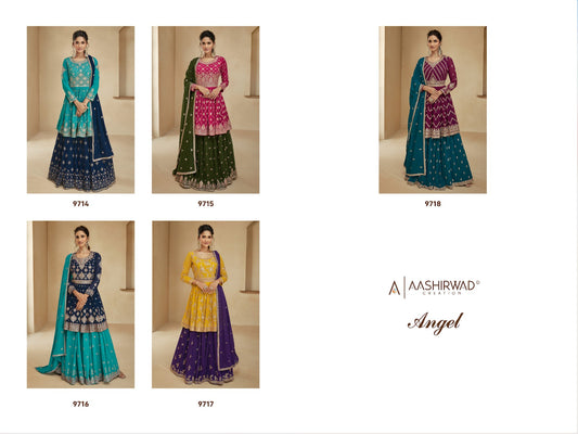 Angel Aashirwad Creation Georgette Readymade Suits