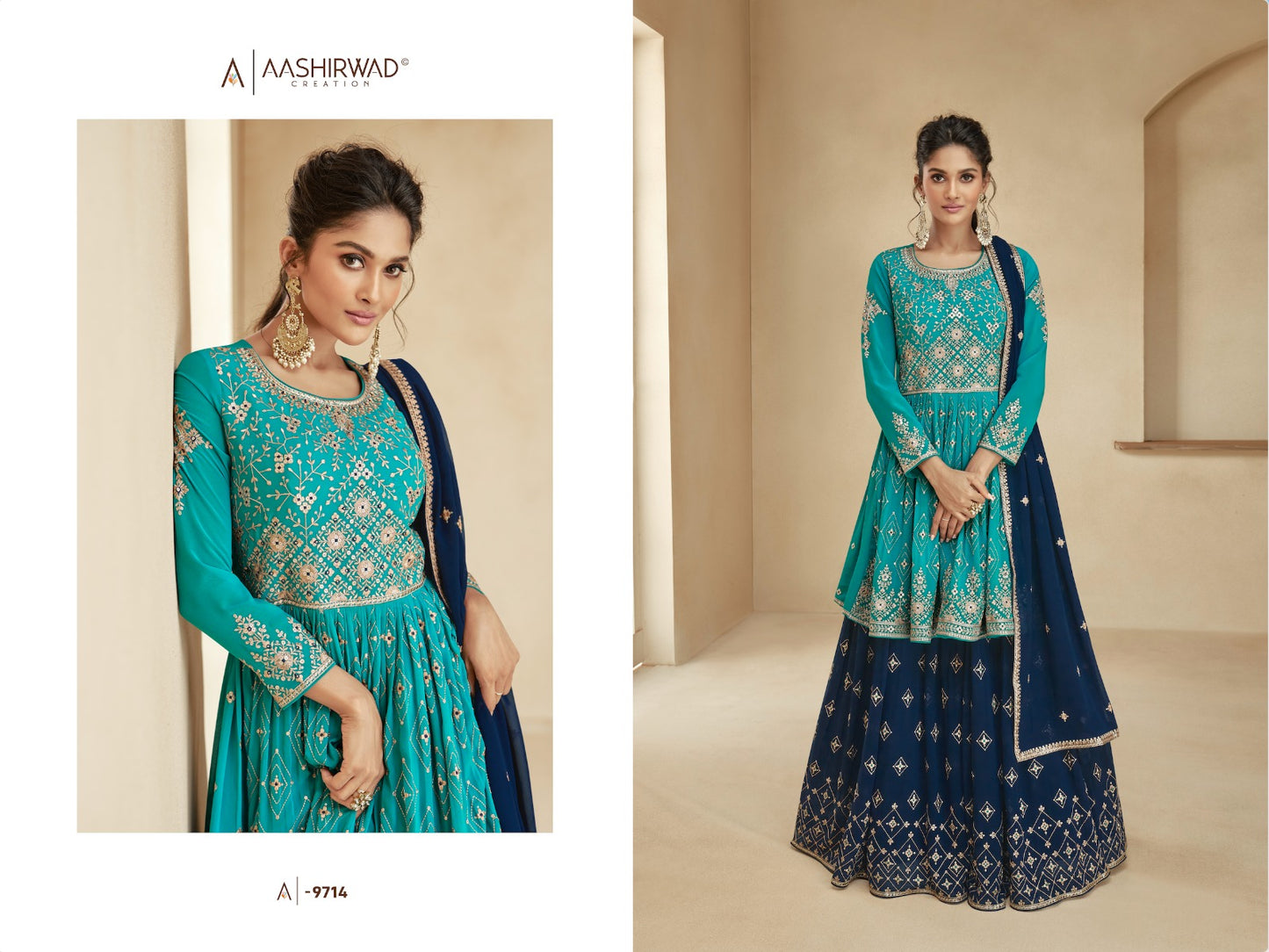 Angel Aashirwad Creation Georgette Readymade Suits