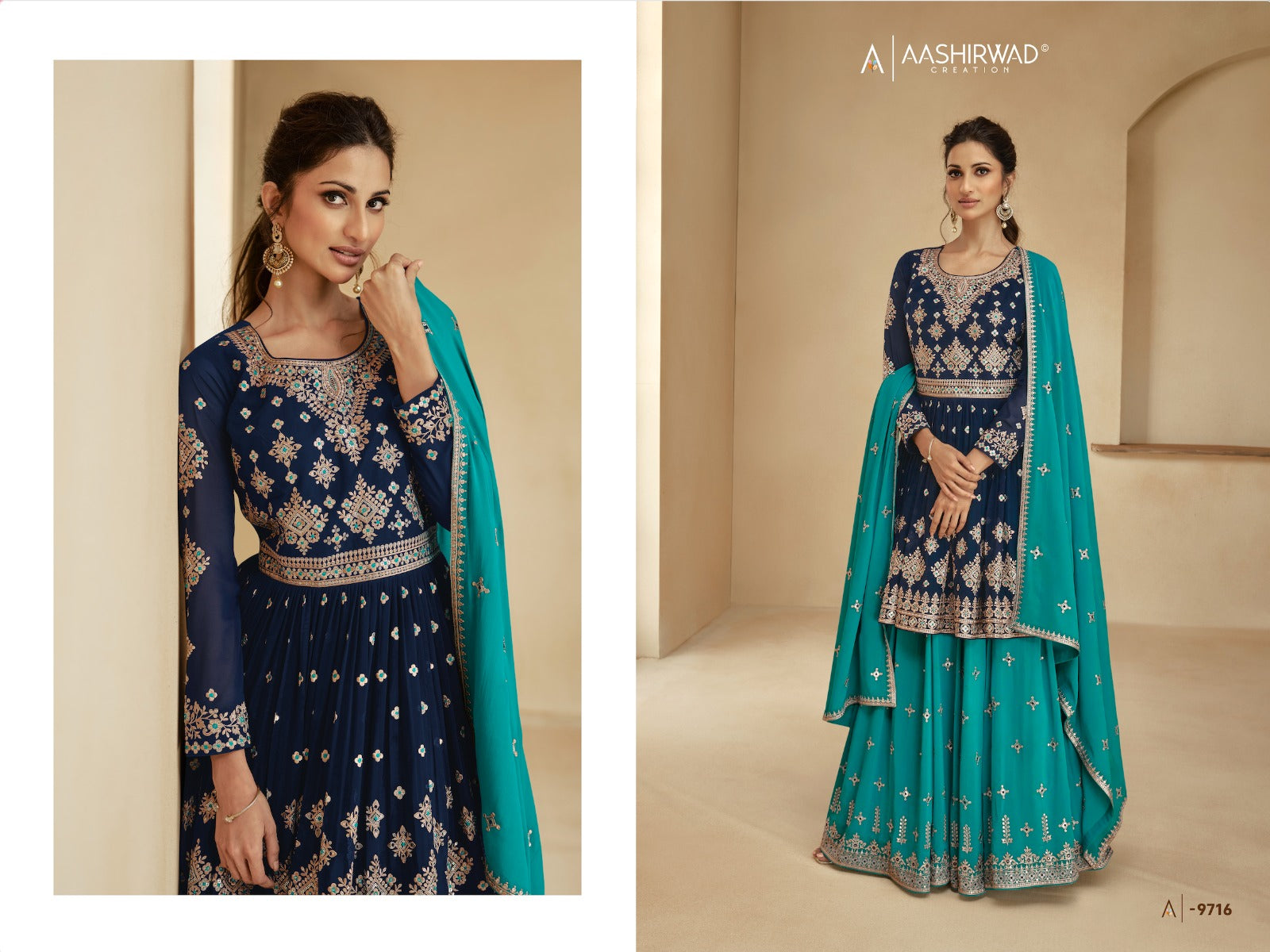 Angel Aashirwad Creation Georgette Readymade Suits