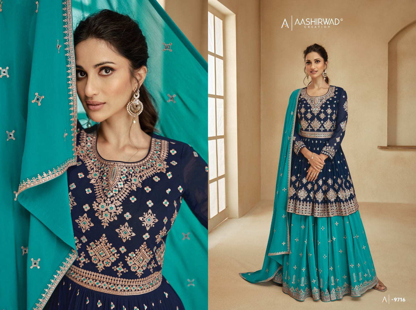 Angel Aashirwad Creation Georgette Readymade Suits