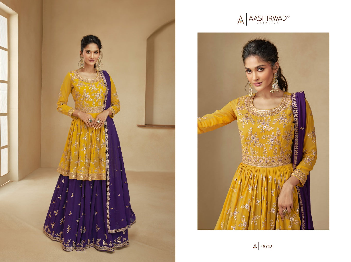 Angel Aashirwad Creation Georgette Readymade Suits