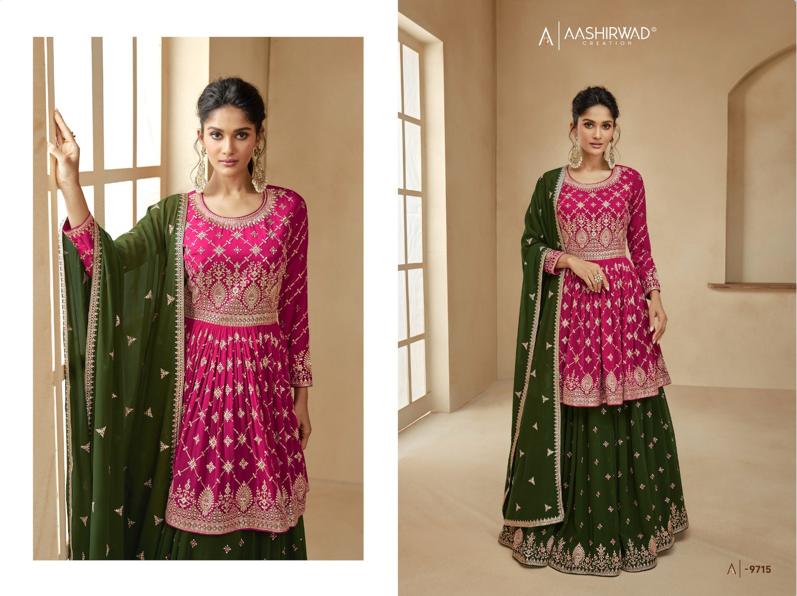 Angel Aashirwad Creation Georgette Readymade Suits