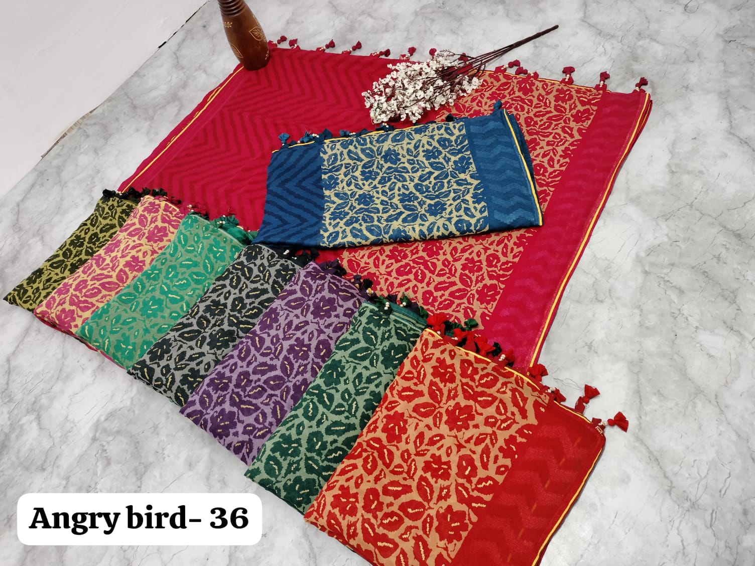 Angry Bird 36 Kalpveli Georgette Sarees