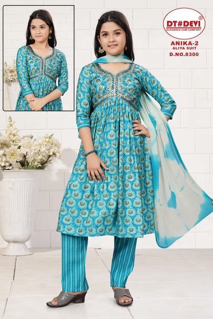 Anika-2 8300 Dt Devi Modal Girls Readymade Pant Suits