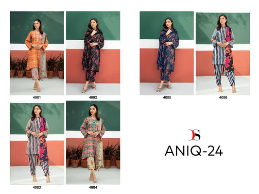 Aniq-24 Deepsy Cotton Pakistani Salwar Suits