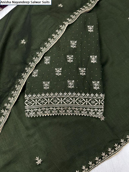 Anisha Nayandeep Silk Salwar Suits