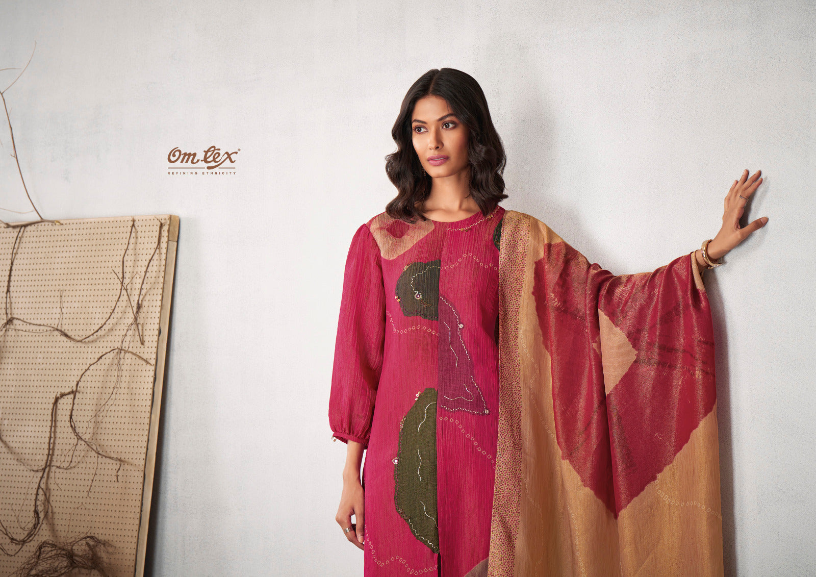 Aniwarya Omtex Silk Pant Style Suits