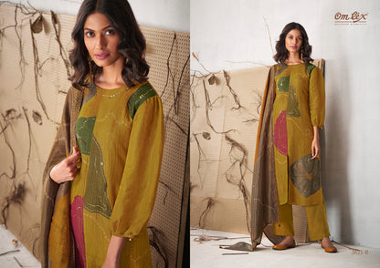 Aniwarya Omtex Silk Pant Style Suits