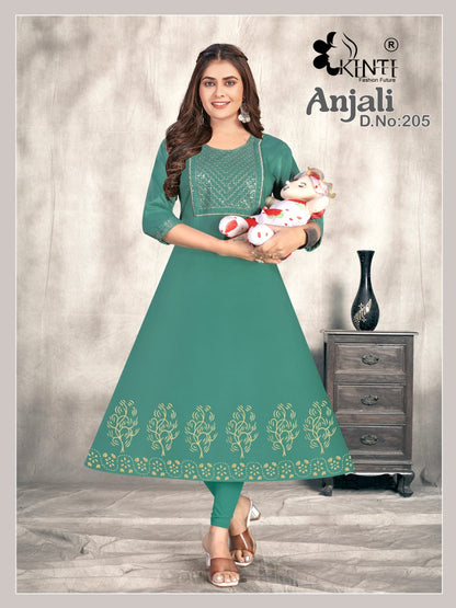 Anjali Kinti Rayon Feeding Kurtis