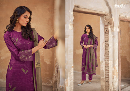 Anmoli Omtex Russian Silk Pant Style Suits