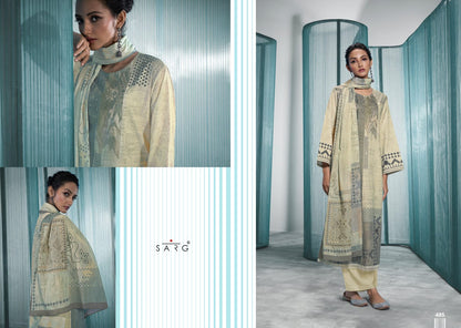 Anokhi Sarg Cotton Lawn Pant Style Suits