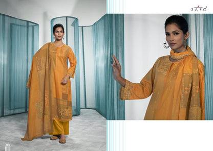 Anokhi Sarg Cotton Lawn Pant Style Suits