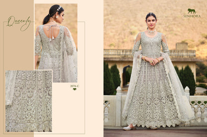Anokhi Senhora Butterfly Net Anarkali Salwar Suits