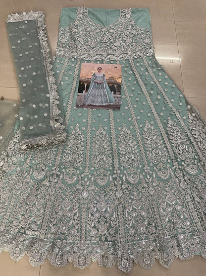 Anokhi Senhora Butterfly Net Anarkali Salwar Suits