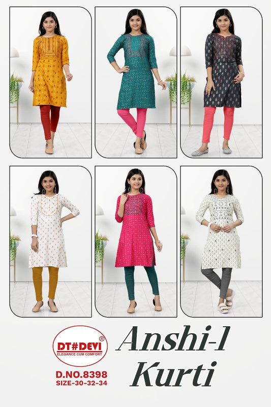 Anshi-1 8398 Dt Devi Girls Kurti