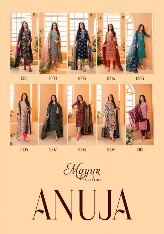 Anuja Mayur Creation Lawn Pant Style Suits