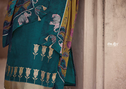 Anukriti-Vol Iii Omtex Banarsi Jacquard Pant Style Suits