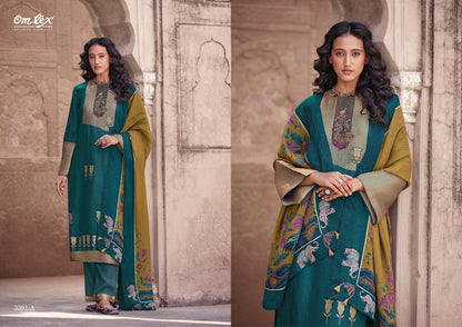 Anukriti-Vol Iii Omtex Banarsi Jacquard Pant Style Suits