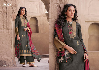 Anukriti-Vol Iii Omtex Banarsi Jacquard Pant Style Suits