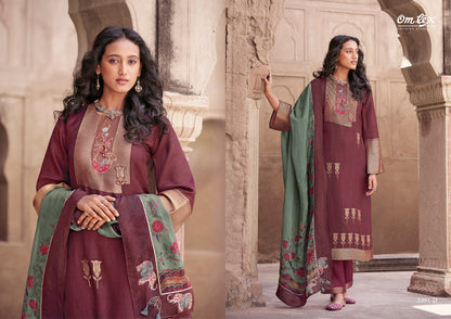Anukriti-Vol Iii Omtex Banarsi Jacquard Pant Style Suits