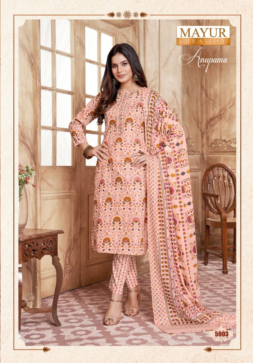 Mayur Traditional Vol 4 Printed Cotton Dress Material Wholesale