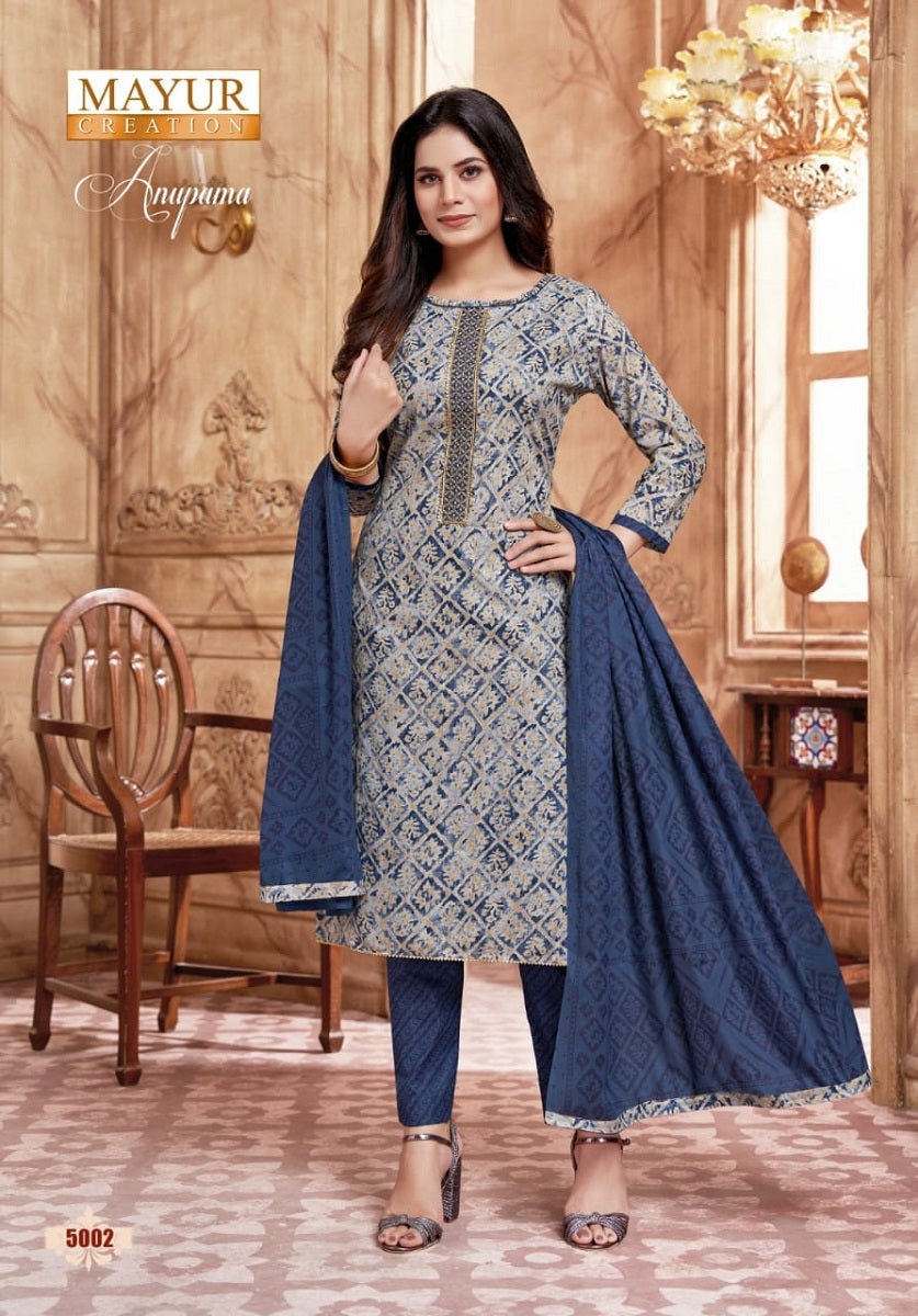 Anupama Vol 5 Mayur Creation Cotton Dress Material