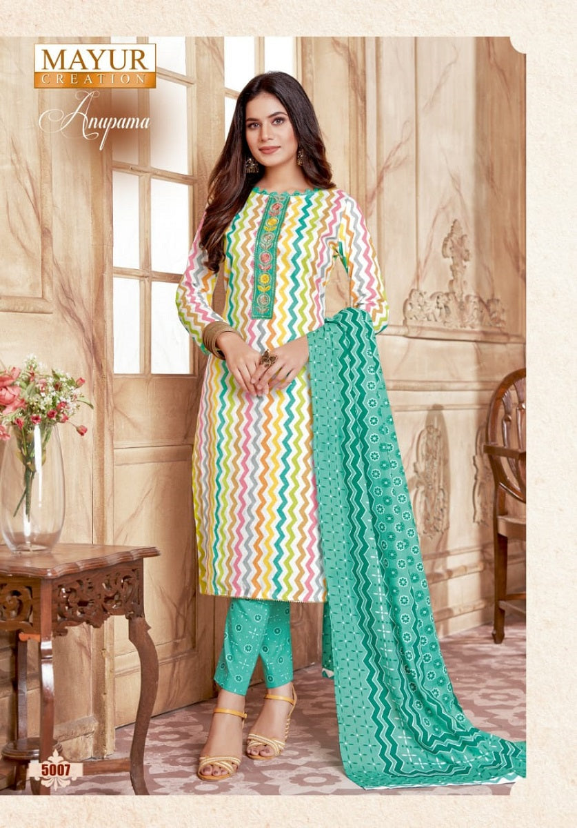Anupama Vol 5 Mayur Creation Cotton Dress Material