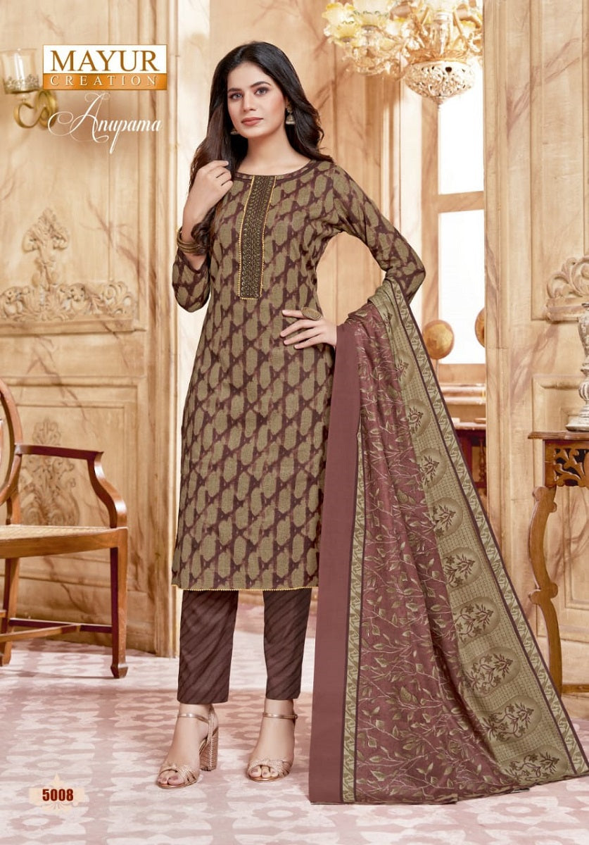 Anupama Vol 5 Mayur Creation Cotton Dress Material