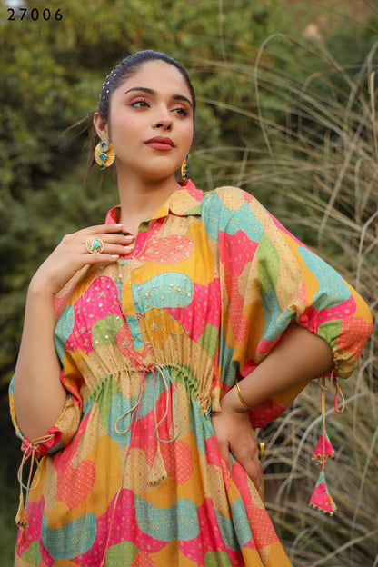 Anya Tejasvee Mull Cotton Co Ord Set