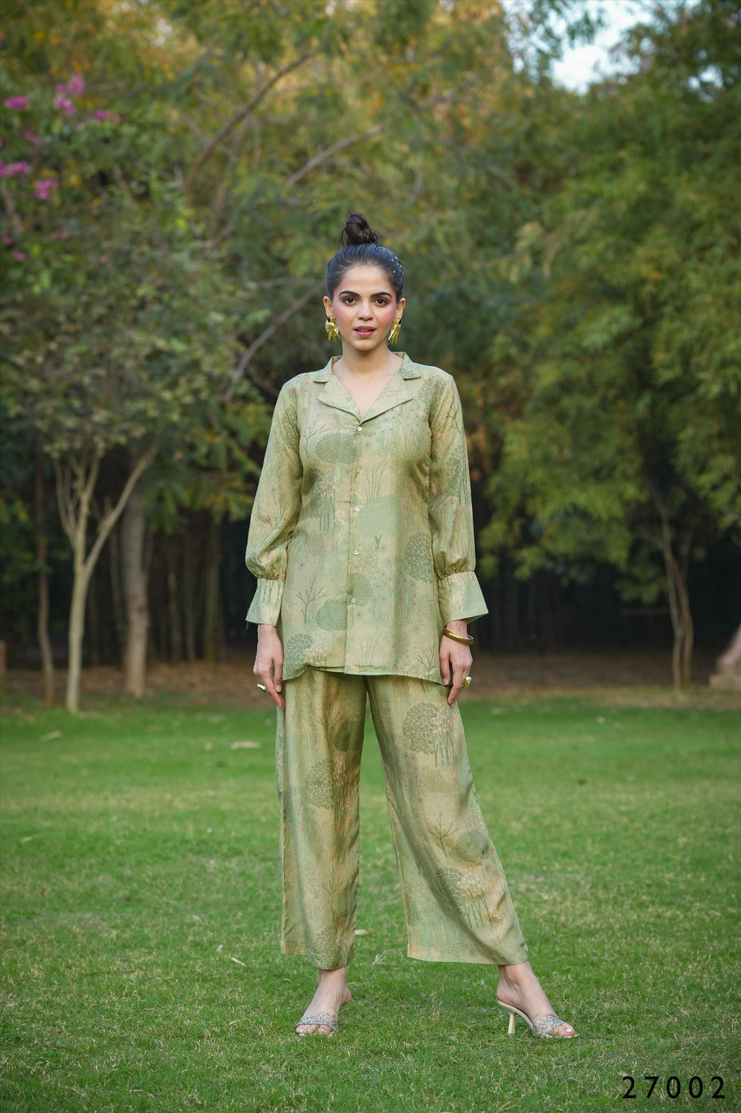 Anya Tejasvee Mull Cotton Co Ord Set