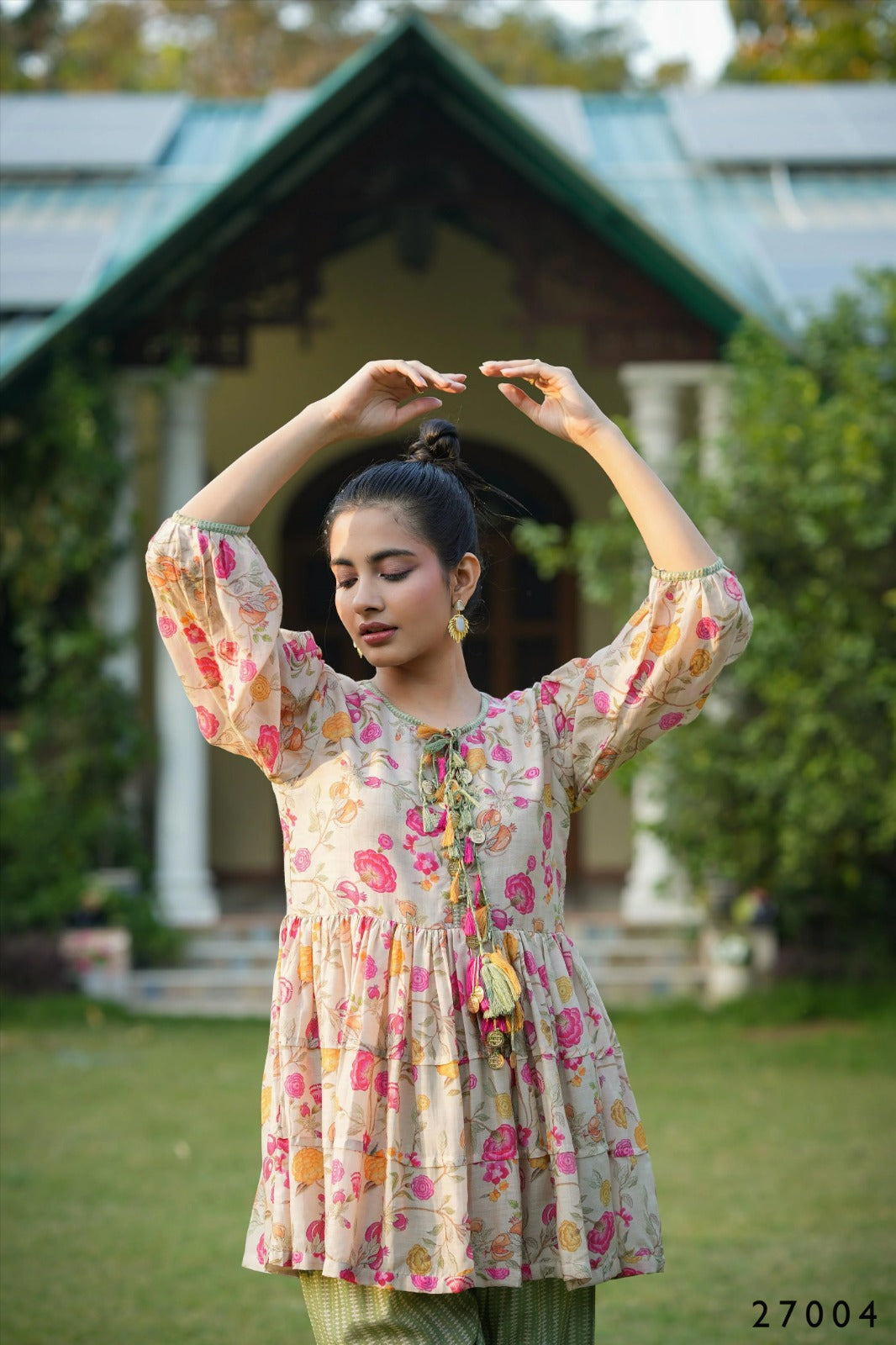 Anya Tejasvee Mull Cotton Co Ord Set