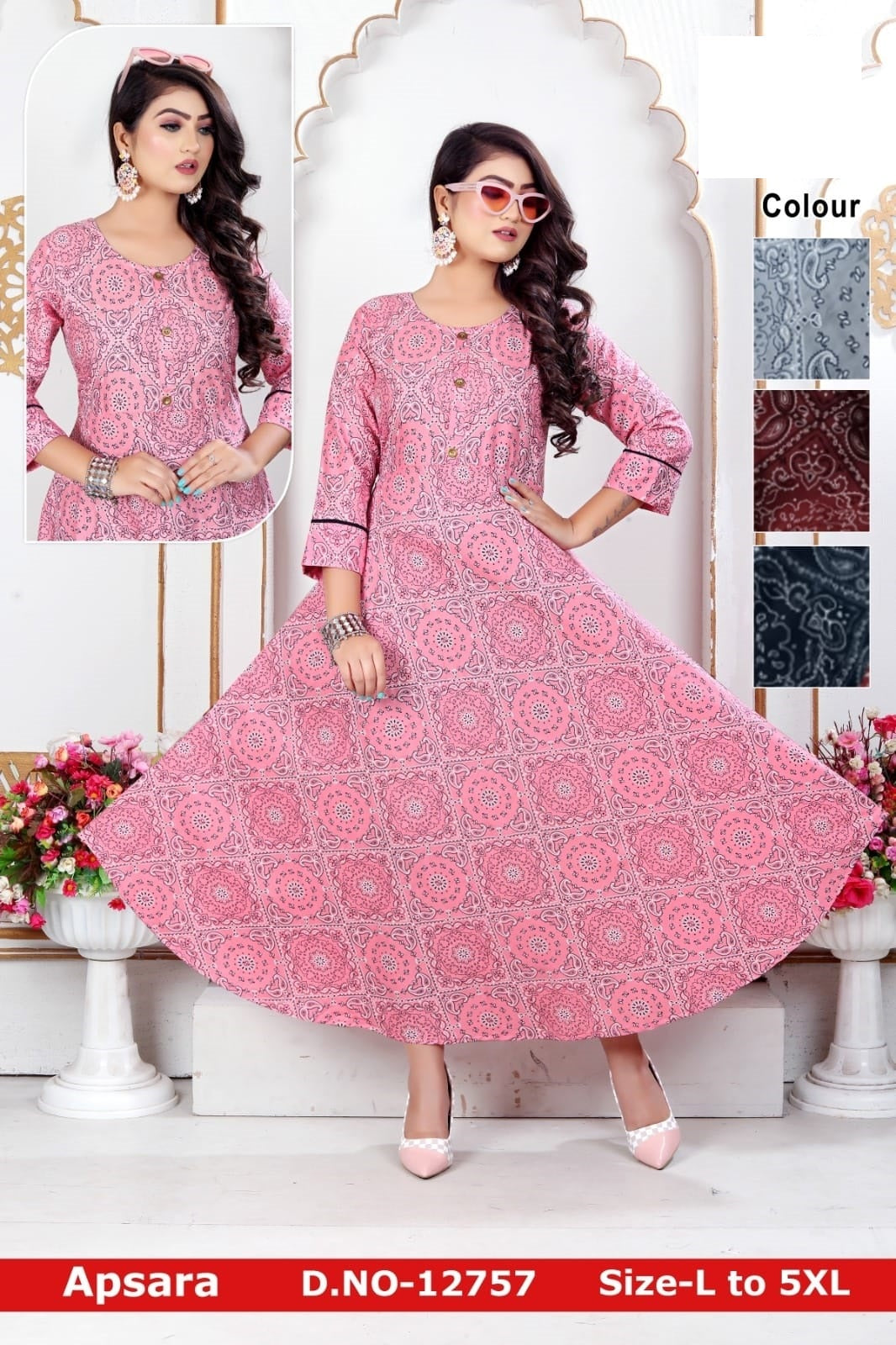 Apsara 0612 Zoya Anarkali Kurtis