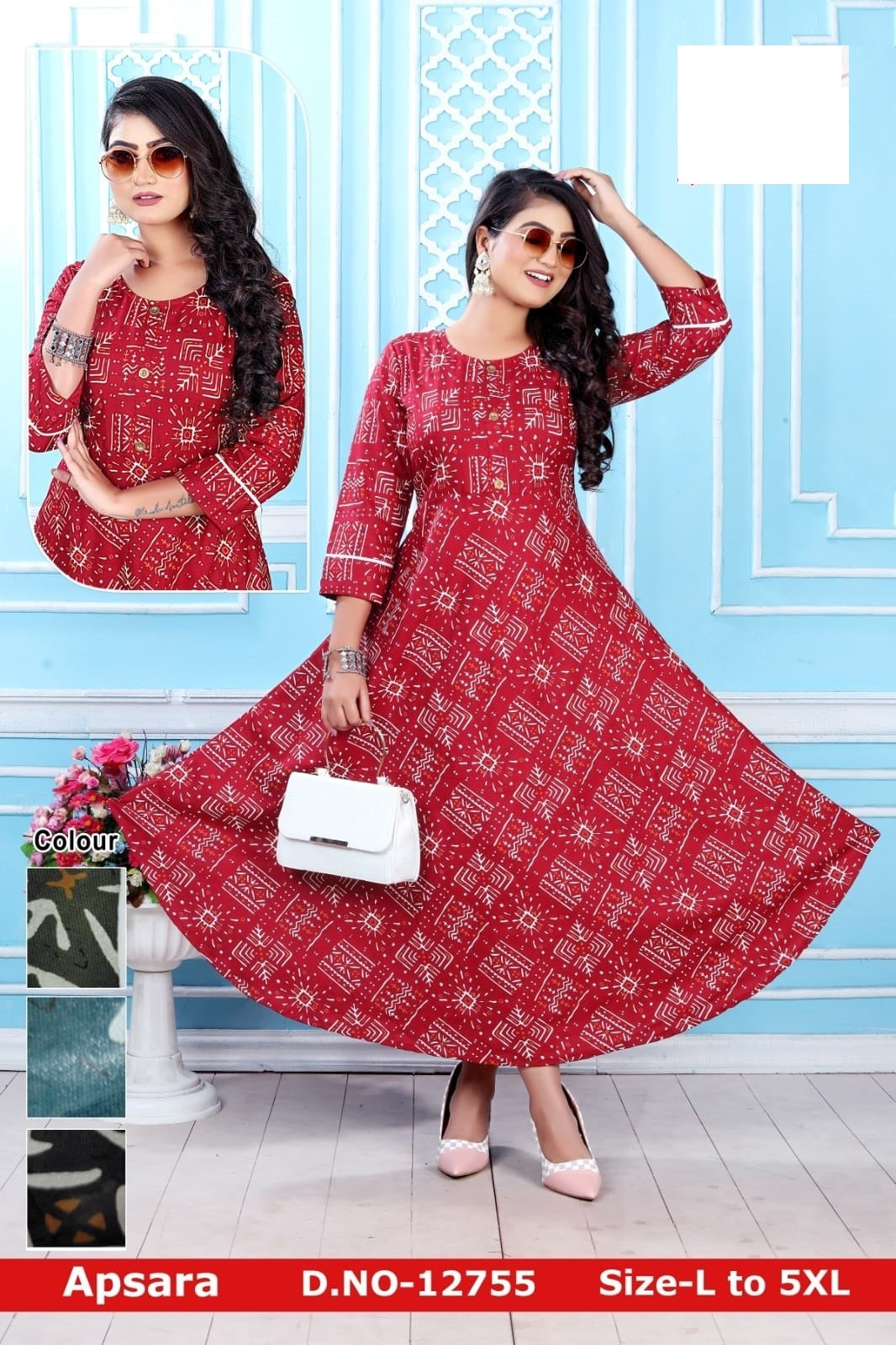 Apsara 0612 Zoya Anarkali Kurtis